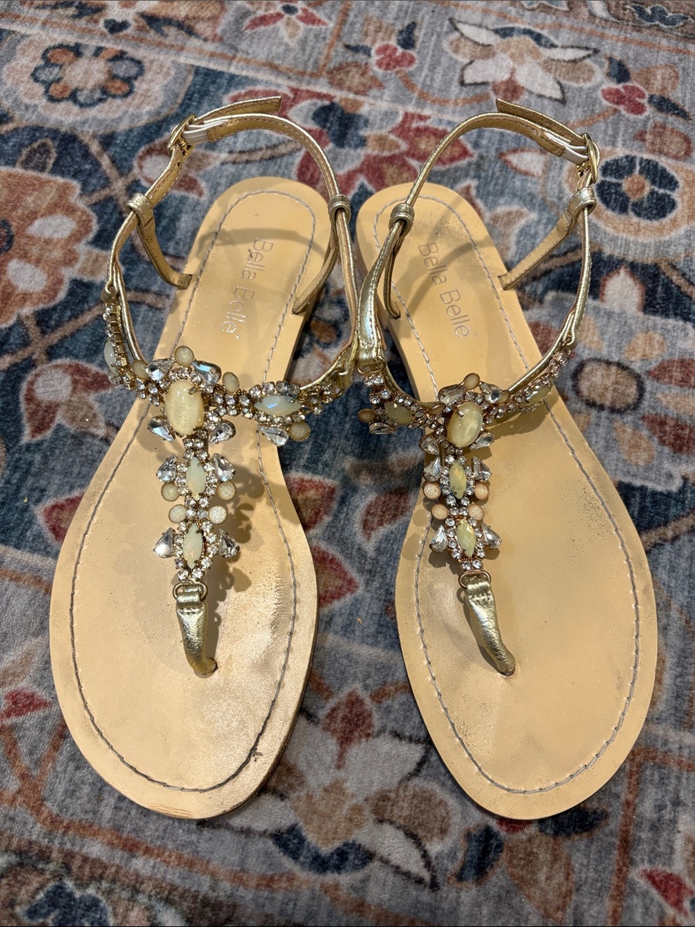 Bella belle jeweled sandals